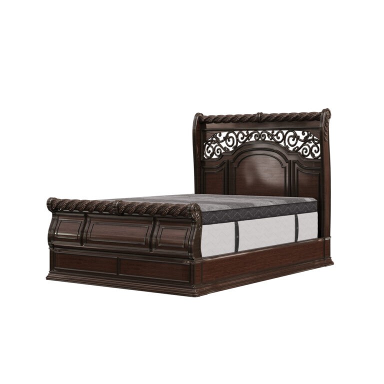 Monarch Rest integrity mattress on a frame corner view