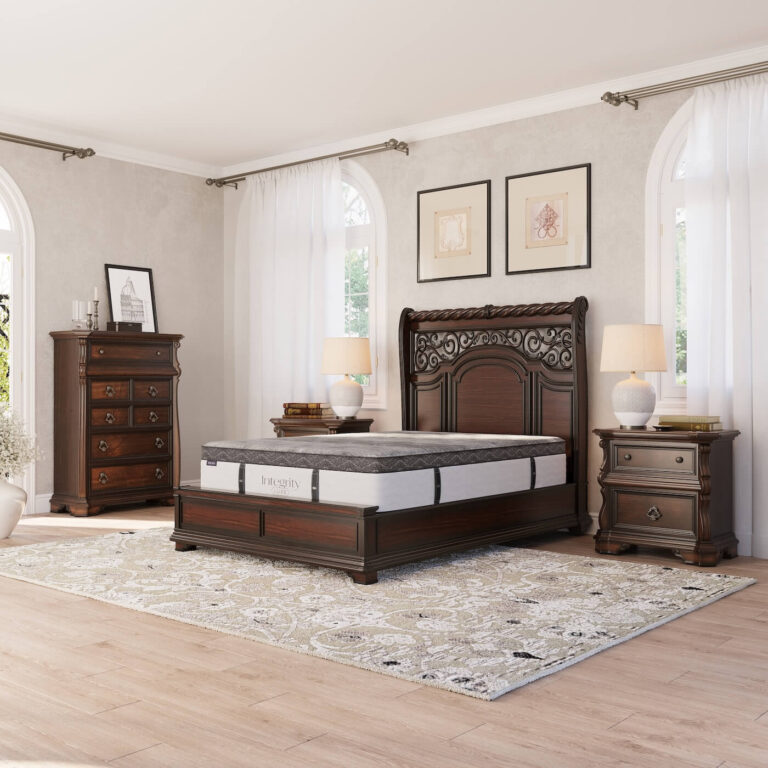 Integrity mattress on a bed frame