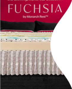 fuchsia sideview of mattress