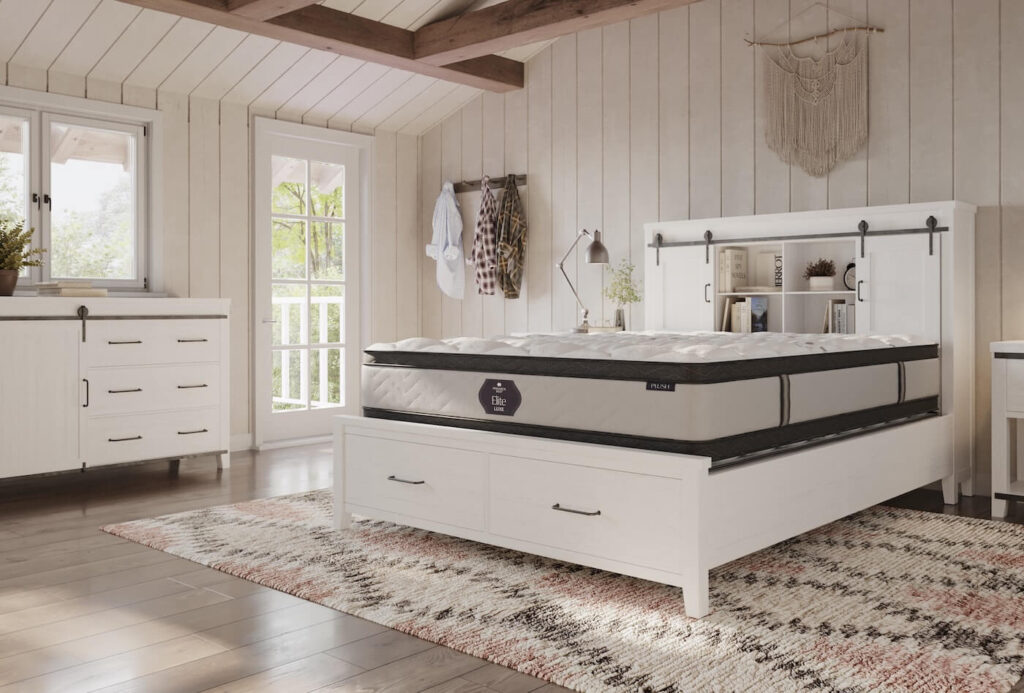 monarch rest mattress on white frame